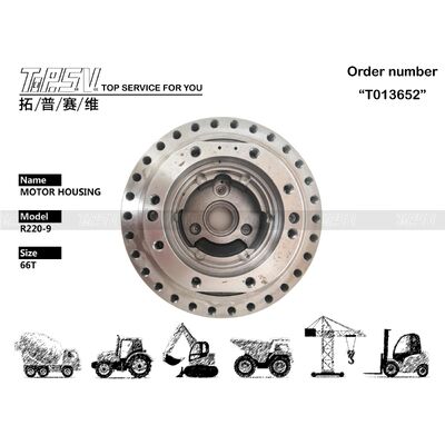 Pièces de vitesse de logement de moteur de voyage de l'excavatrice R220-9 pour les pièces de rechange d'excavatrice d'entraînement de voyage