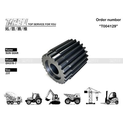 Vitesse solaire d'étape de l'oscillation 2 d'excavatrice DH370-7 pour les pièces de rechange d'excavatrice d'entraînement d'oscillation