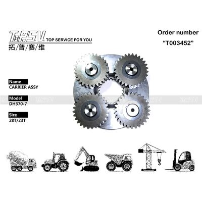 ASSY de transporteur d'étape de l'oscillation 1 d'excavatrice de DH370-7 pour des pièces de rechange d'excavatrice d'entraînement d'oscillation