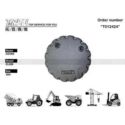 Bon prix Pièces de couverture de voyage d'excavatrice de 6I-6537 E120B pour des pièces de rechange d'excavatrice d'entraînement de voyage en ligne